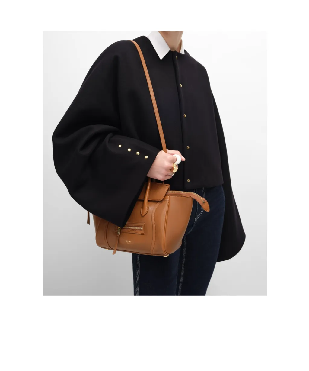 Small New Luggage In Supple Shiny Lambskin