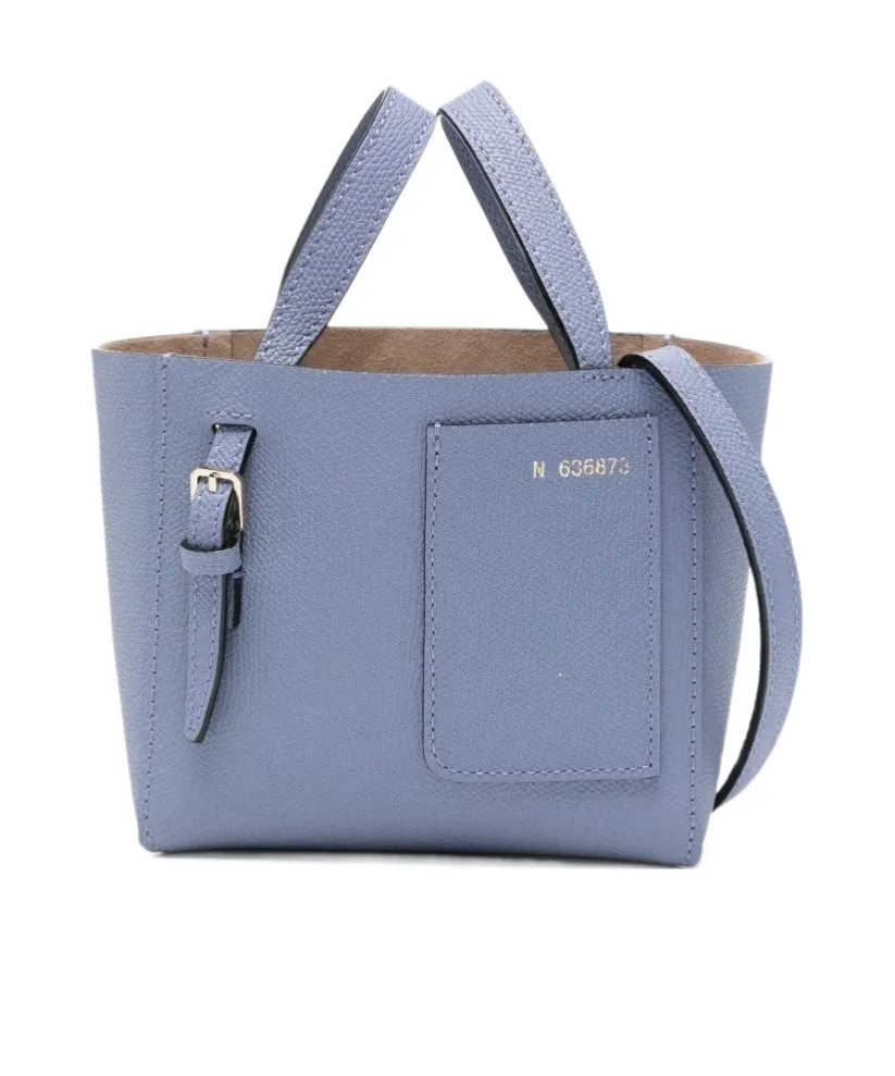 Micro Leather Bucket Bag