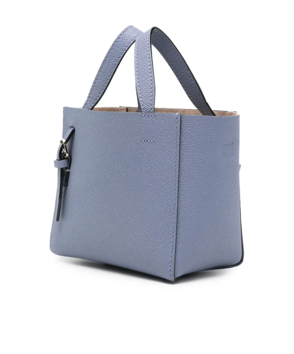 Micro Leather Bucket Bag
