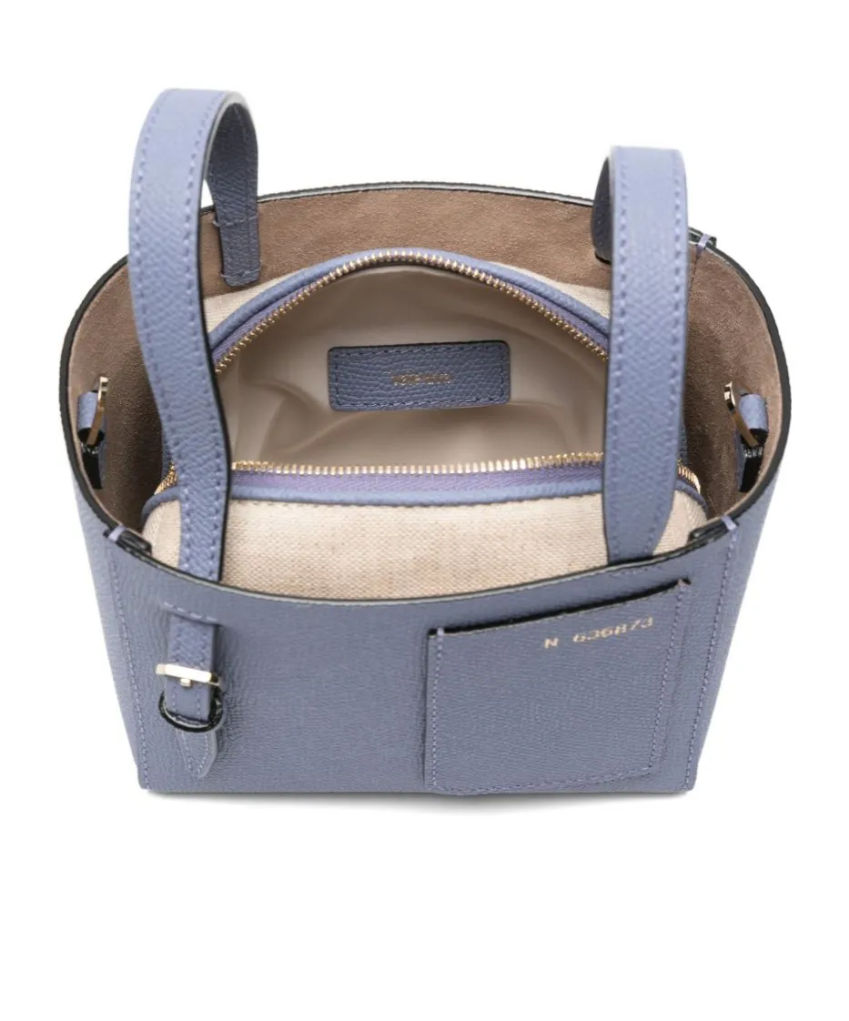 Micro Leather Bucket Bag