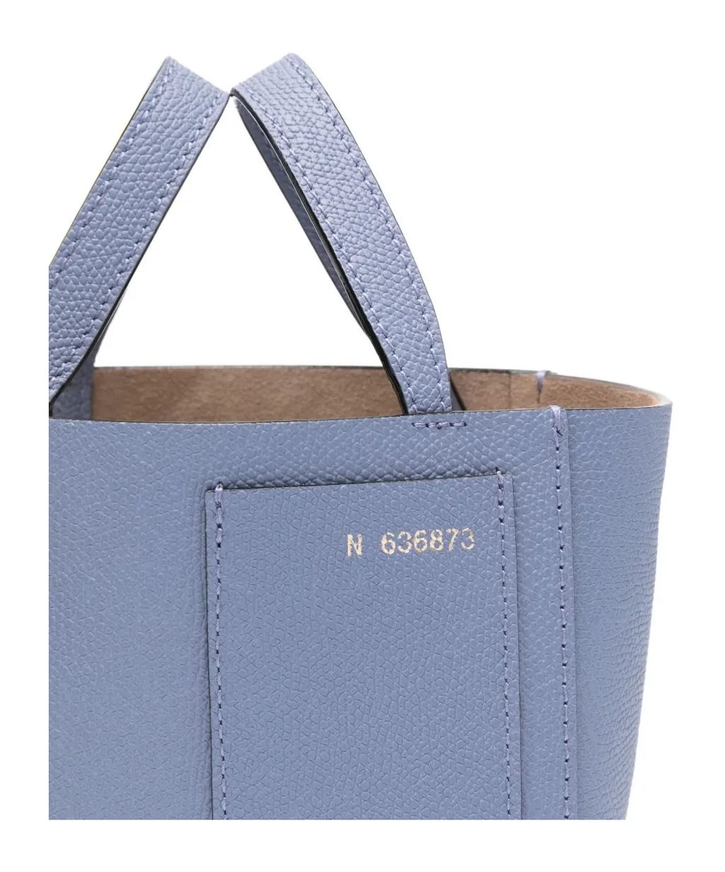 Micro Leather Bucket Bag