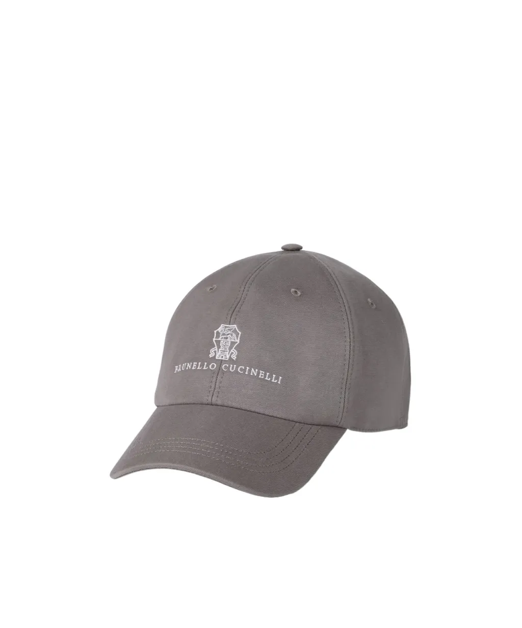 Brunello Cucinelli Logo Embroidered Baseball Hat