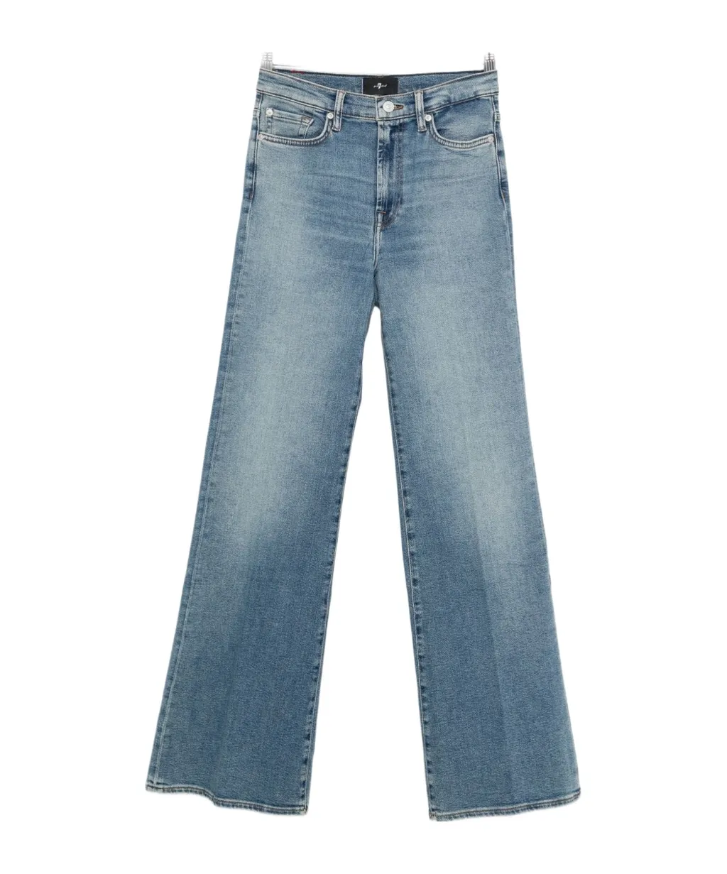 Wide-Leg Pants With Belt Loops