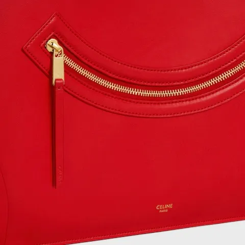 Flat Cabas New Luggage In Glossy Calfskin