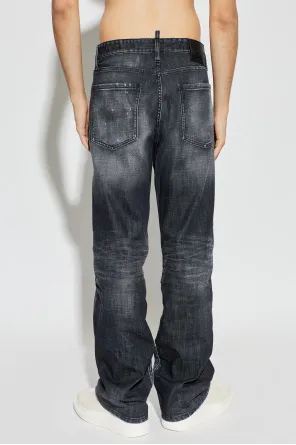 Dsquared2 Logo-Patch Distressed Jeans