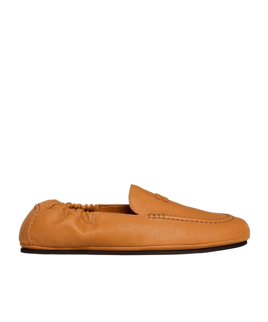 Celine Adam Loafer With Triomphe In Goatskin