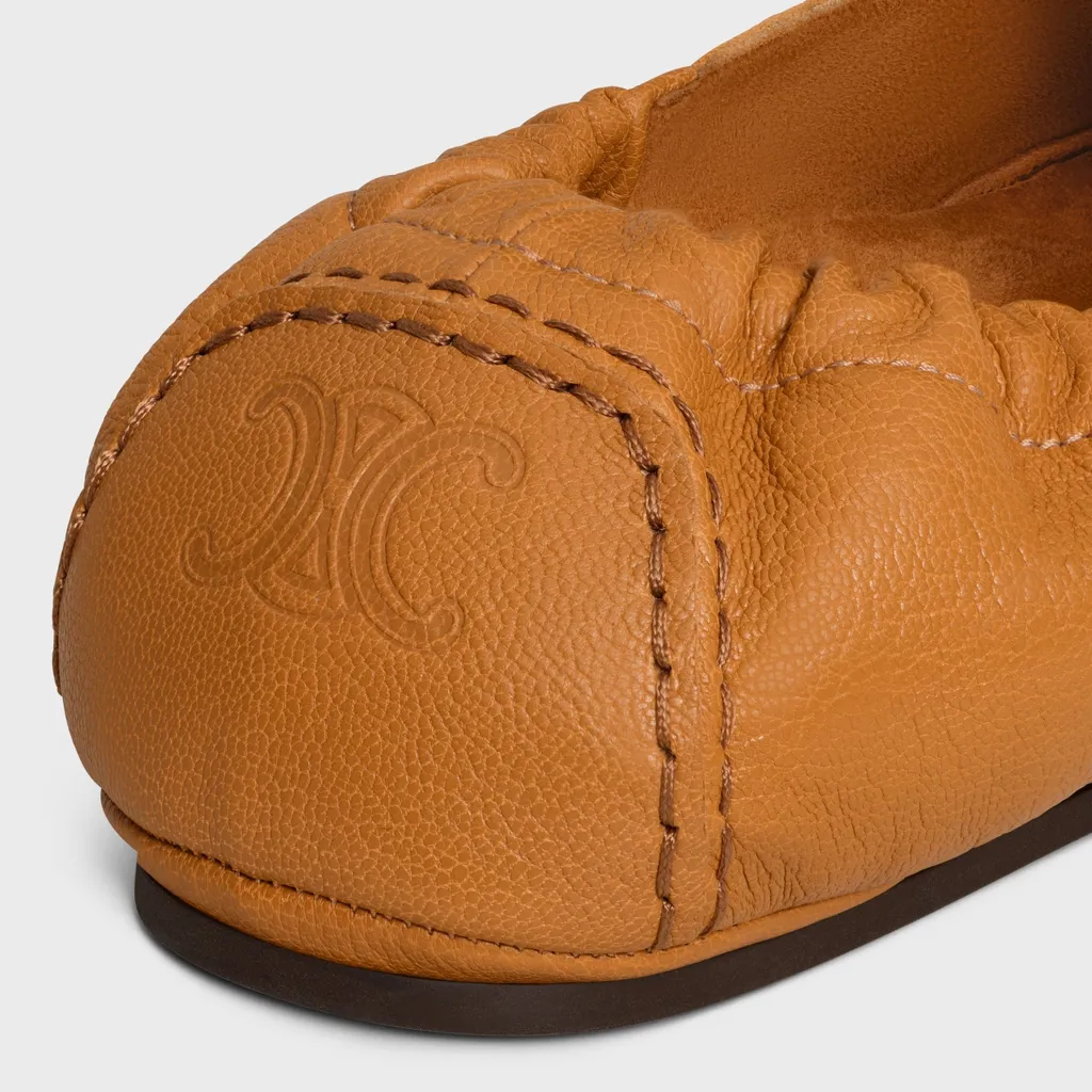 Celine Adam Loafer With Triomphe In Goatskin