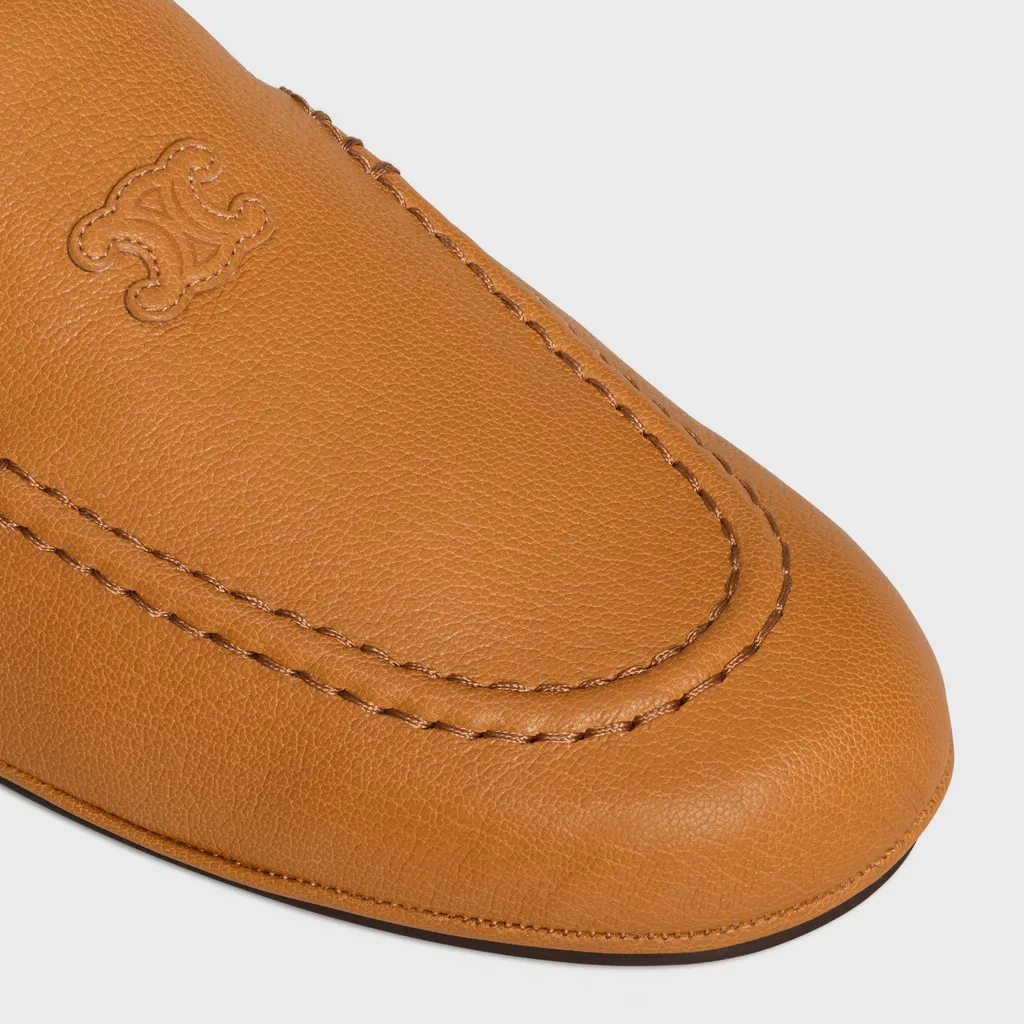 Celine Adam Loafer With Triomphe In Goatskin