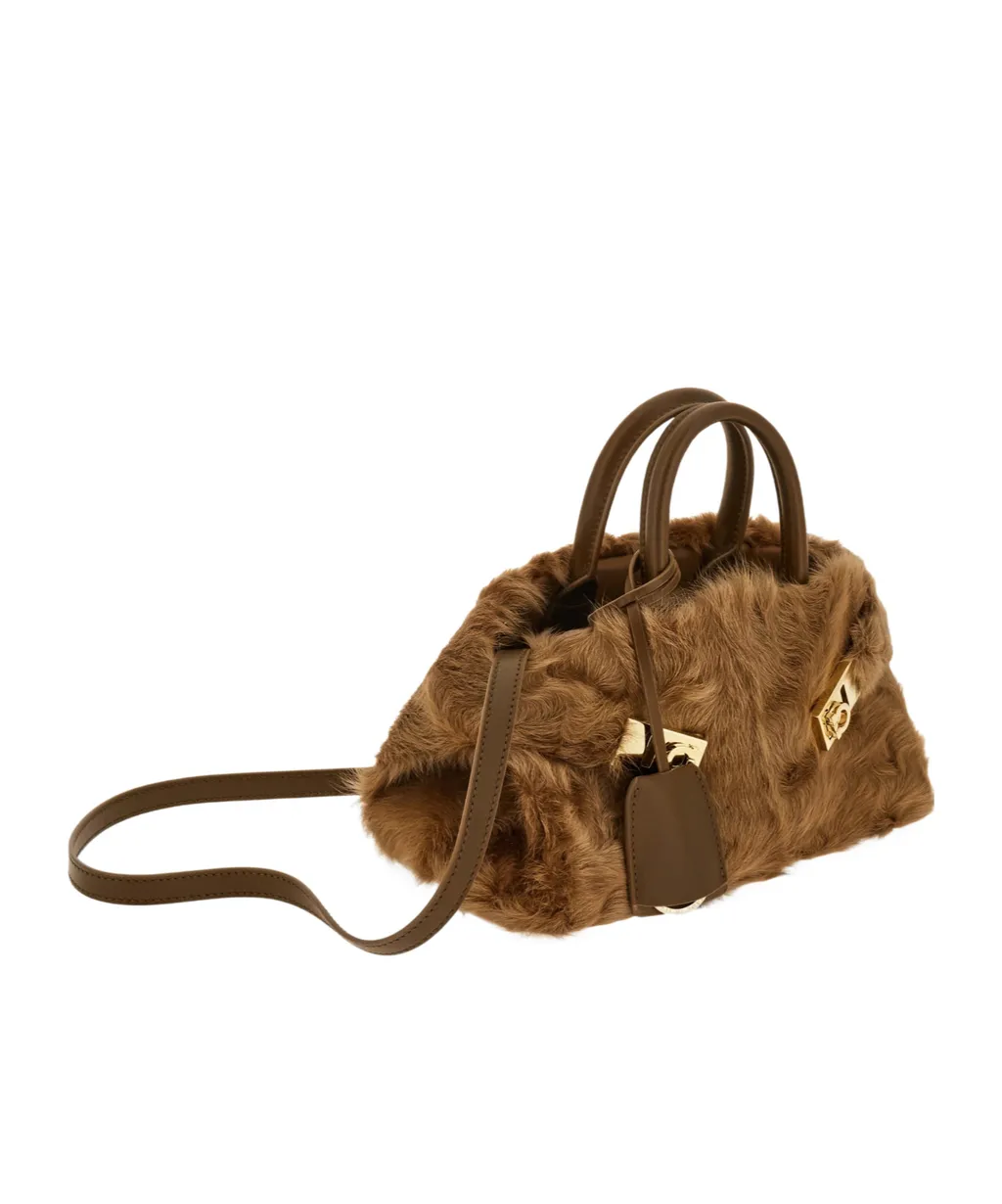 Ferragamo Buckle Top Handle Handbag