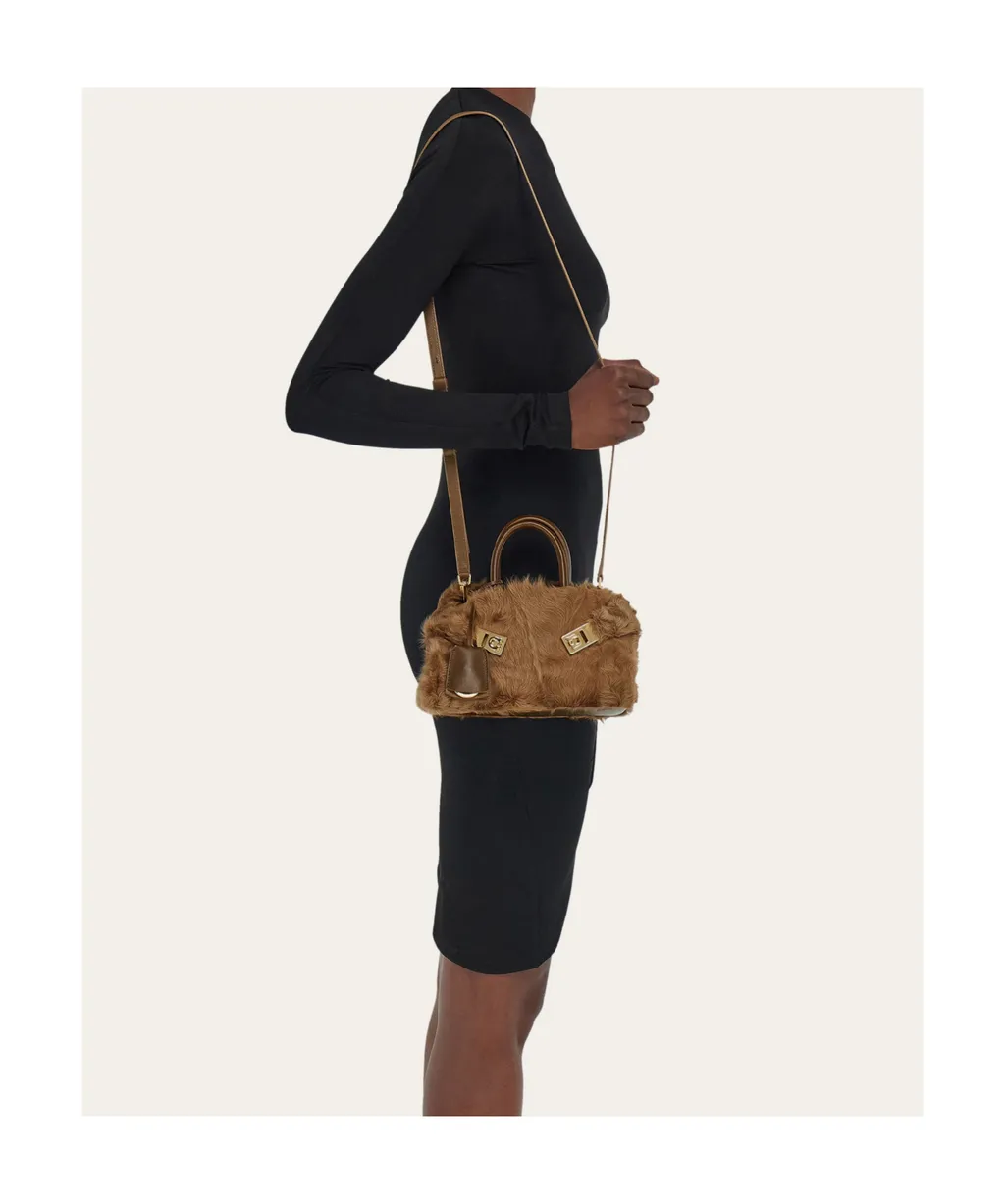 Ferragamo Buckle Top Handle Handbag