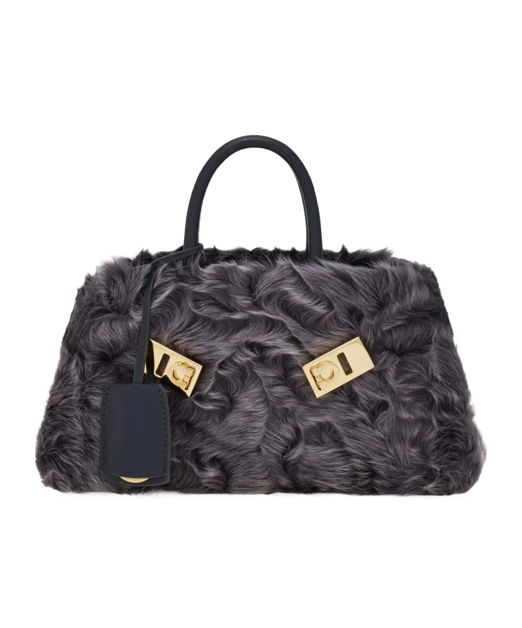 Ferragamo Buckle Top Handle Handbag