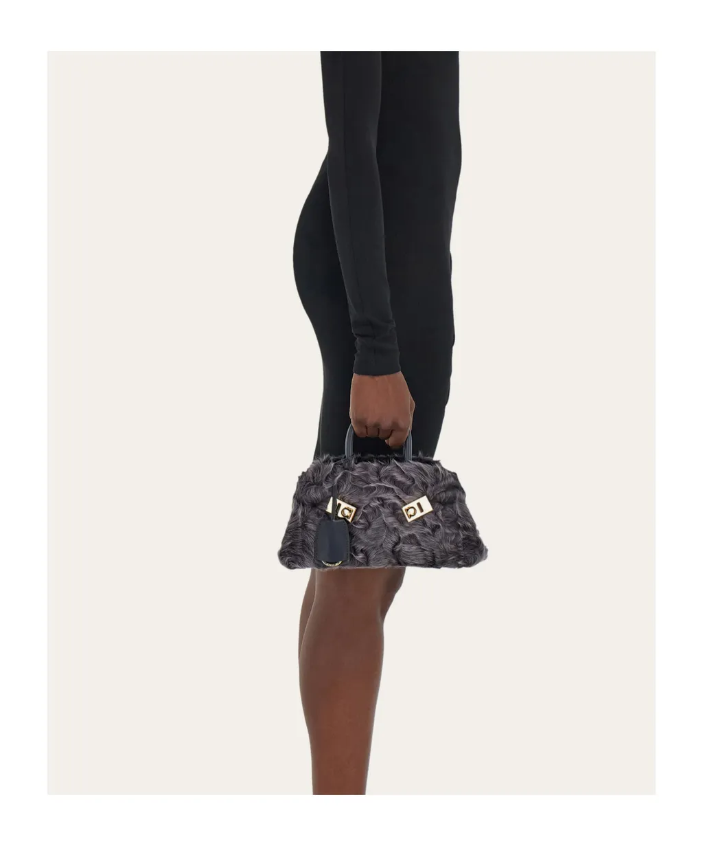Ferragamo Buckle Top Handle Handbag