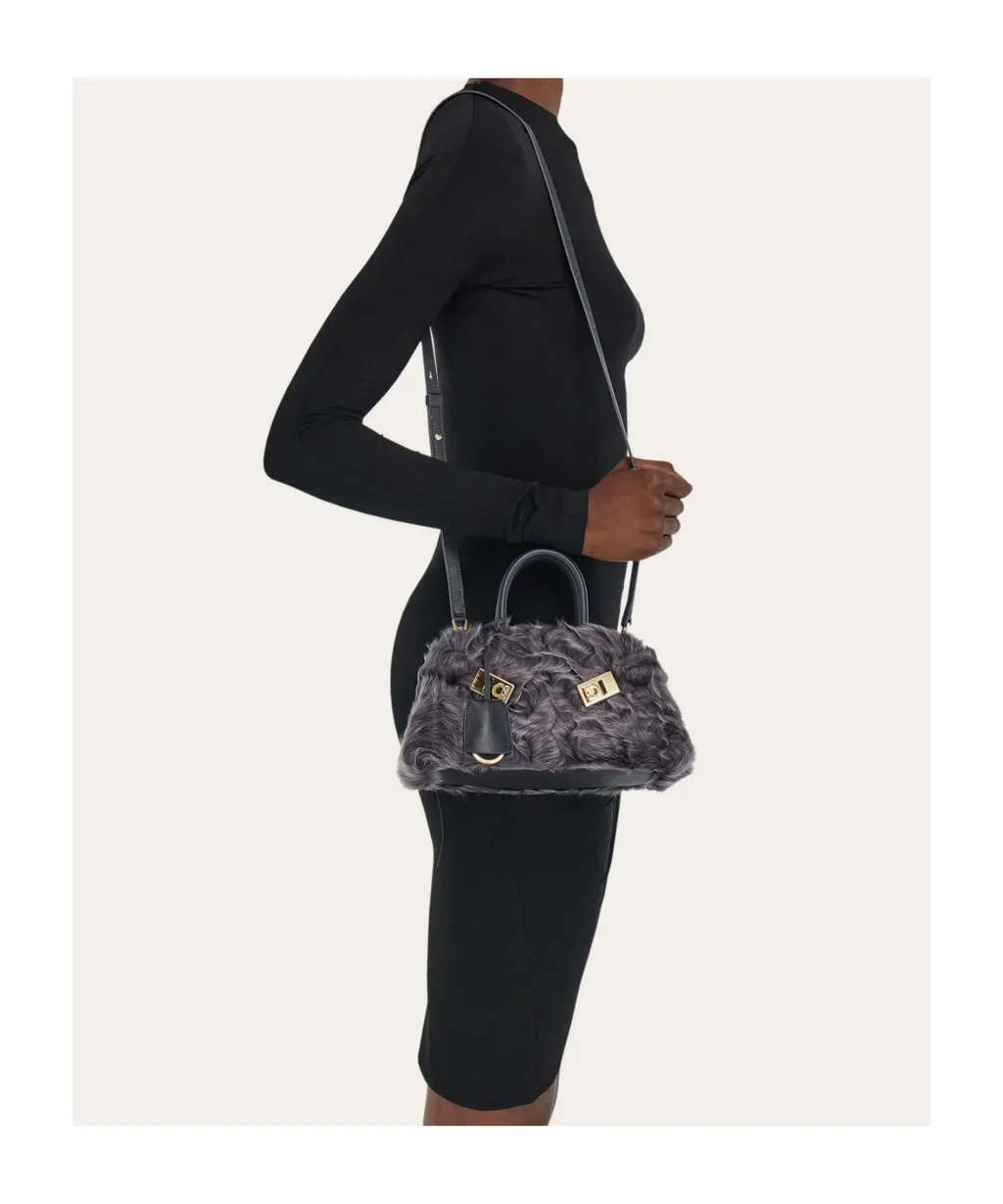 Ferragamo Buckle Top Handle Handbag
