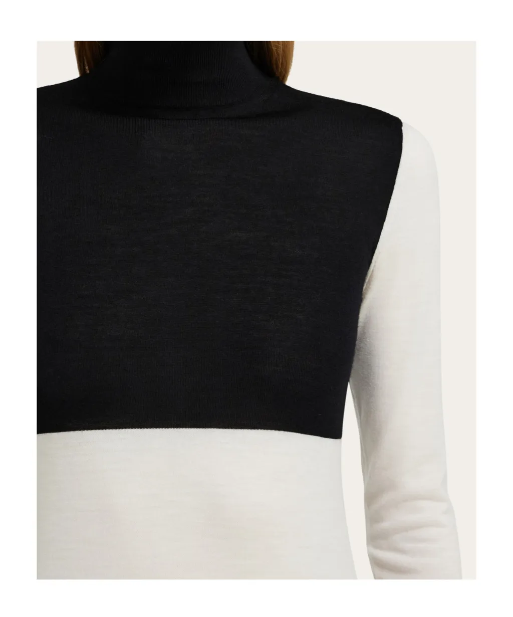 Contrast Color Dress