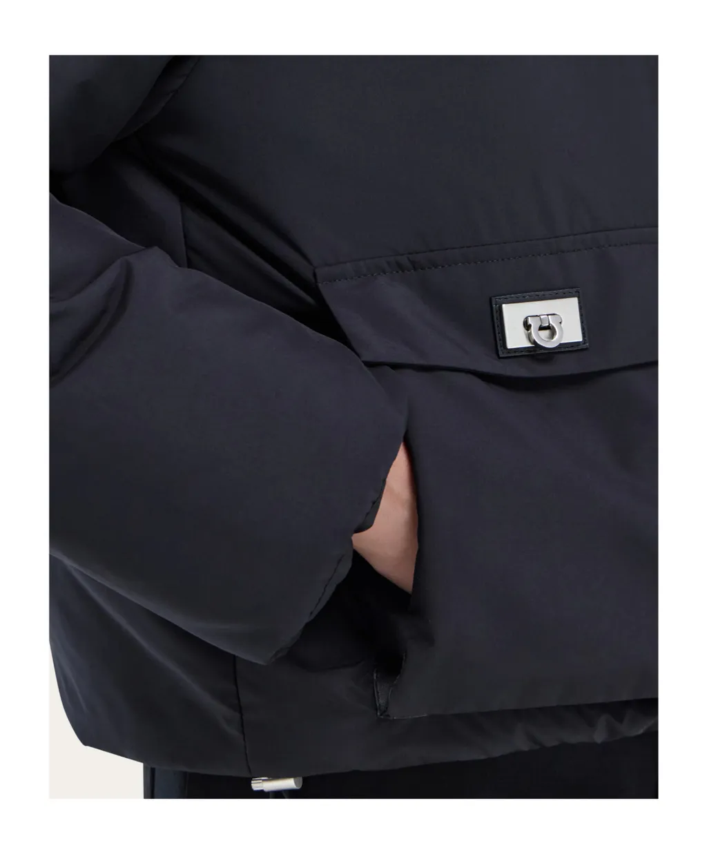 Ferragamo Zip-Up Hooded Padded Jacket