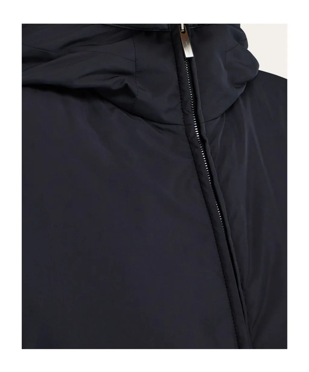Ferragamo Zip-Up Hooded Padded Jacket