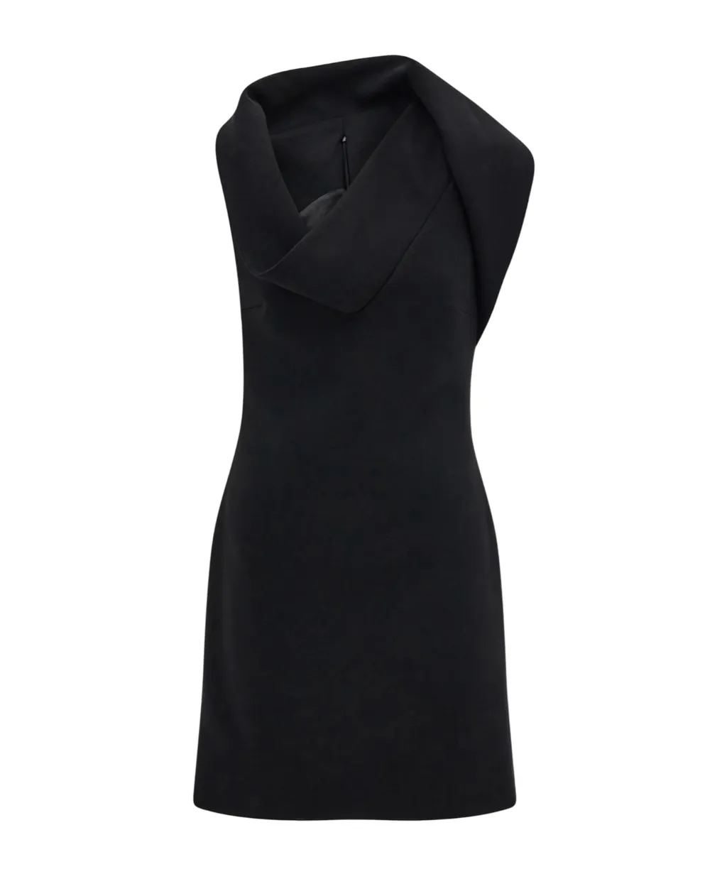 Ferragamo Asymmetric Mini Dress