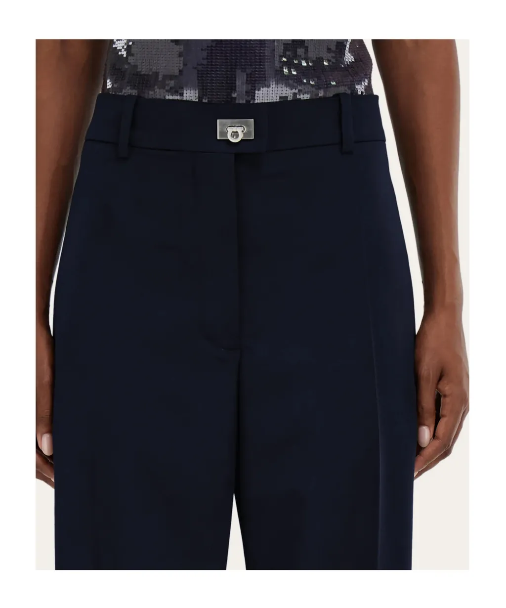 Cashmere Blend Tailored Trouser