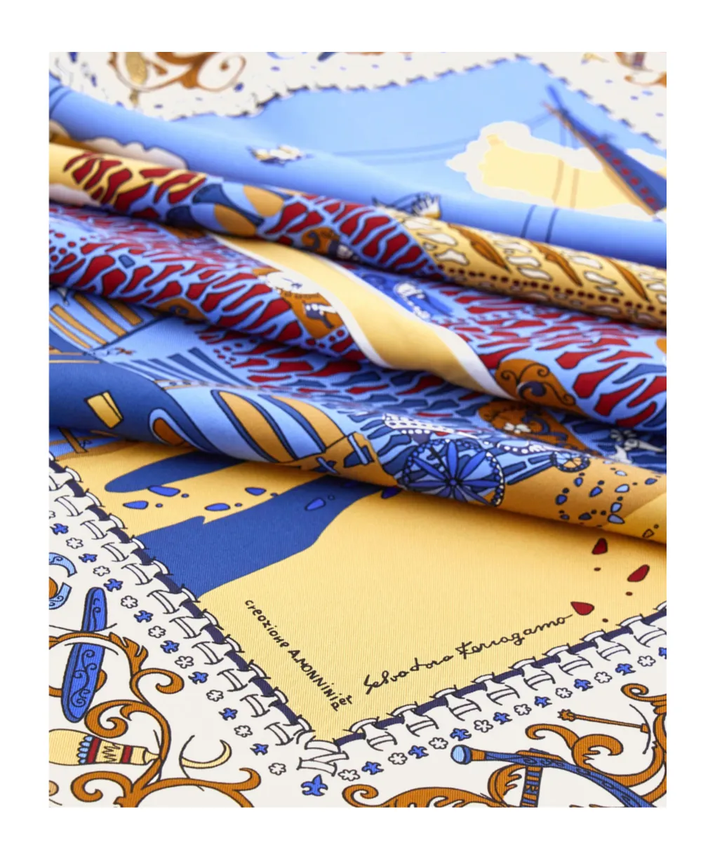 Printed Silk Scarf