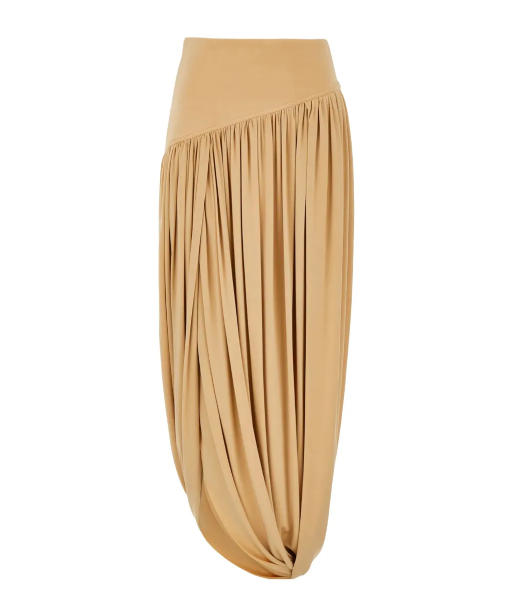 Skirt With Basque Detail