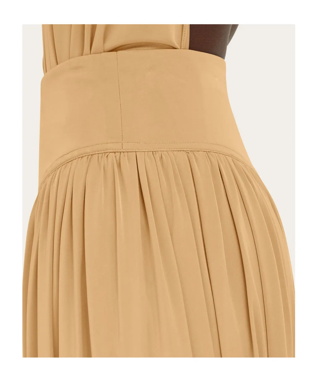 Skirt With Basque Detail