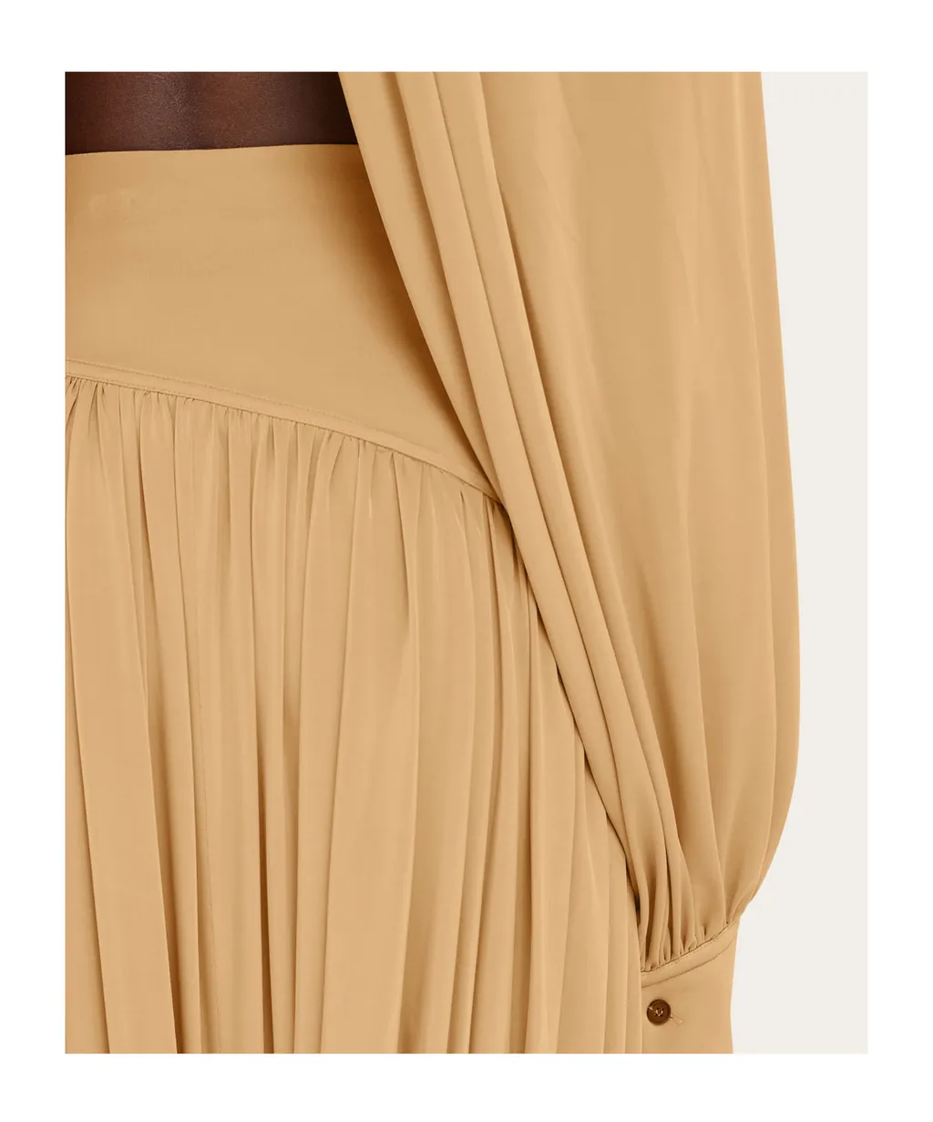 Skirt With Basque Detail