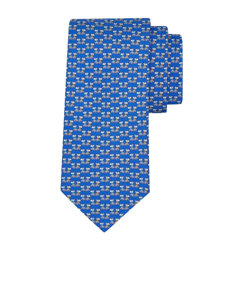 Ferragamo Terrier Printed Tie