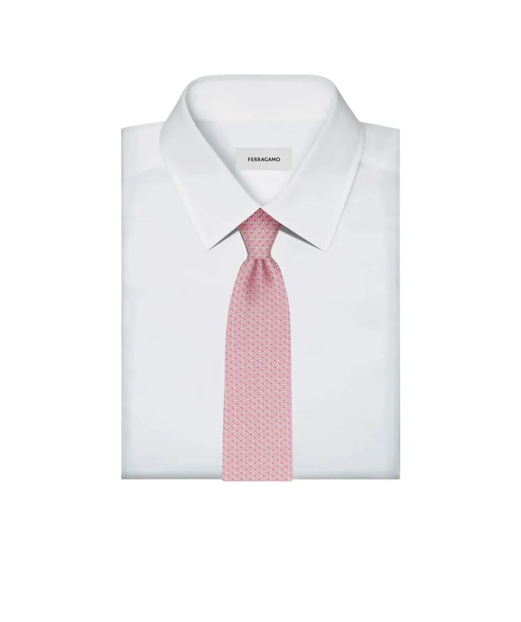 Ferragamo Geometric Pattern Tie