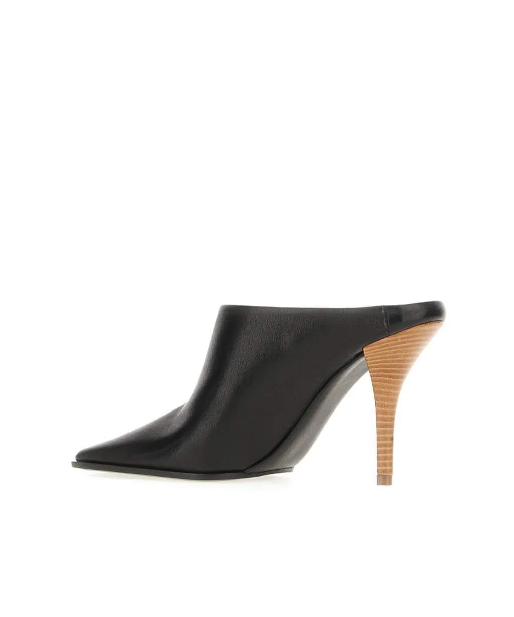 Square-Toe High-Heeled Sandals