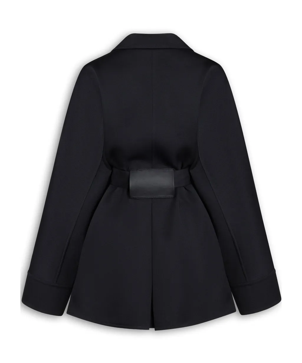 Wrap Tailored Wool Jacket