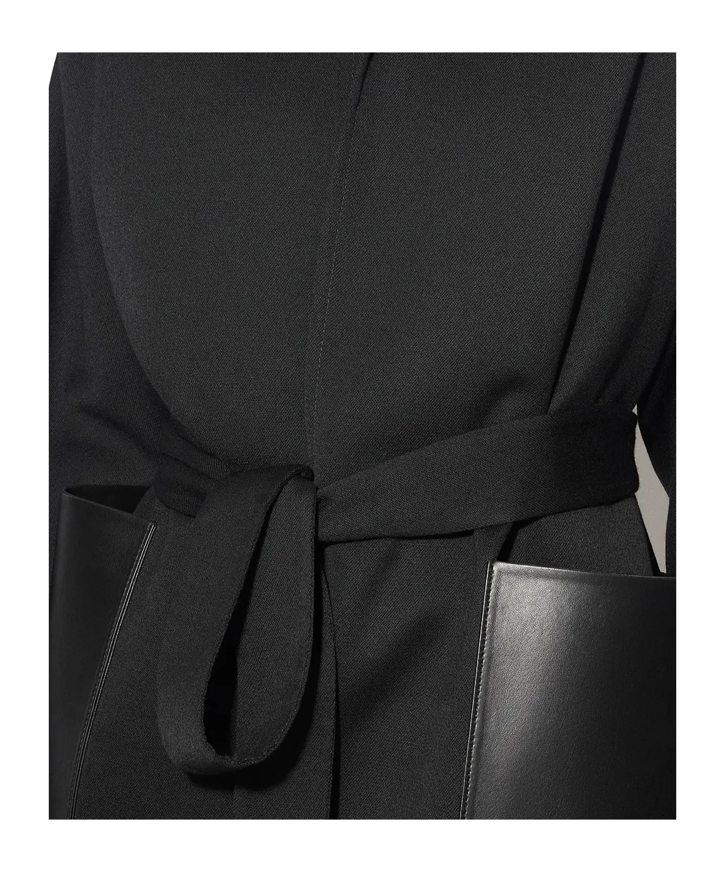 Wrap Tailored Wool Jacket