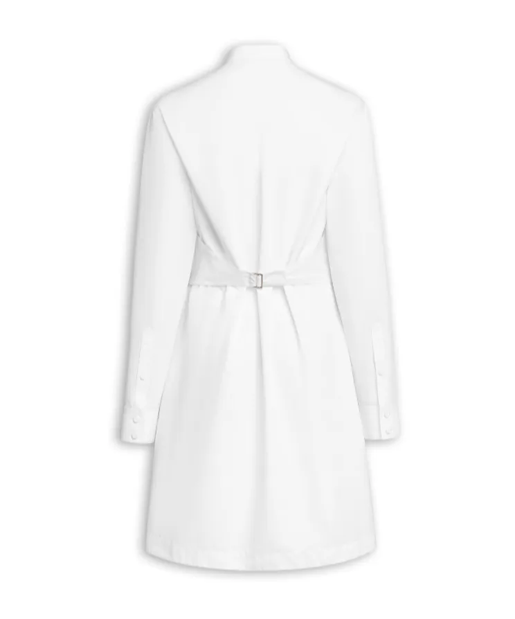 Wrap Cotton Poplin Dress