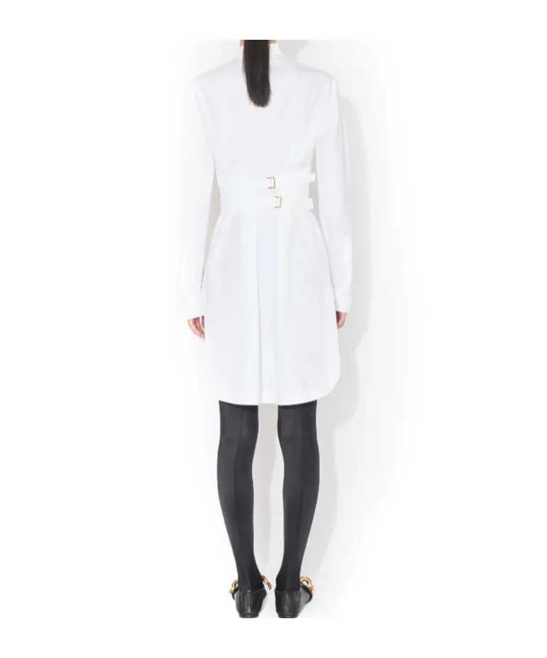Wrap Cotton Poplin Dress