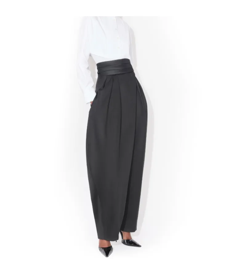 Tux Round Pants In Wool