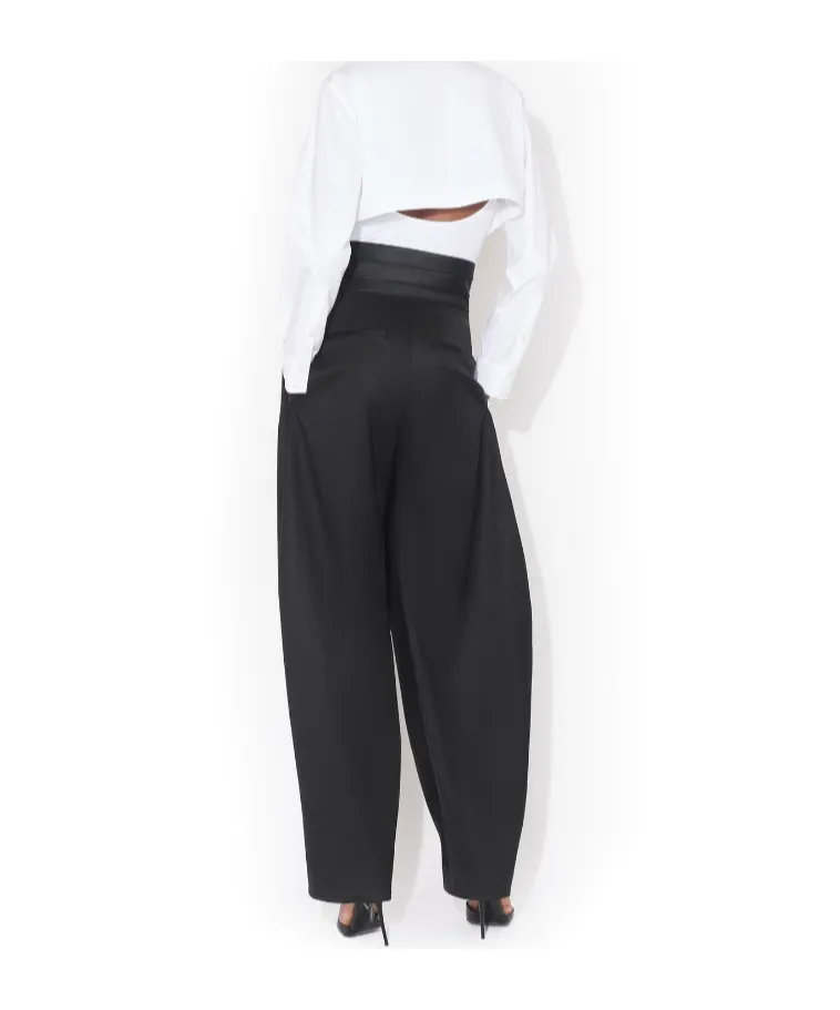 Tux Round Pants In Wool