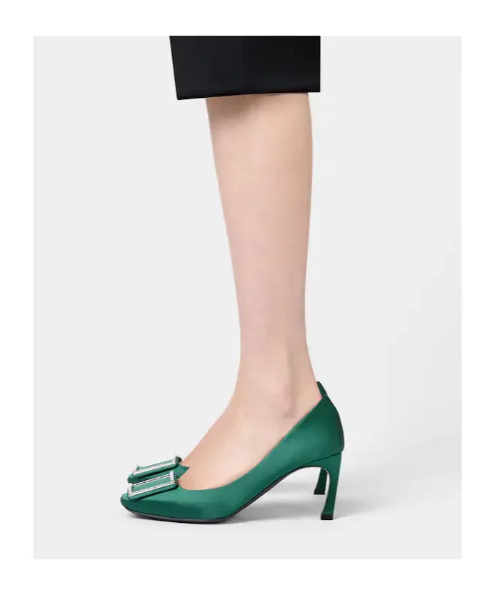 Roger Vivier Trompette Satin Pumps
