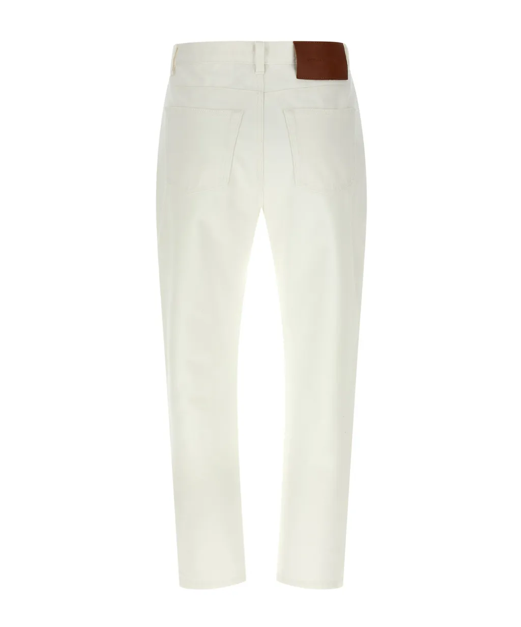 Victoria Beckham High-Waist Cropped Jeans