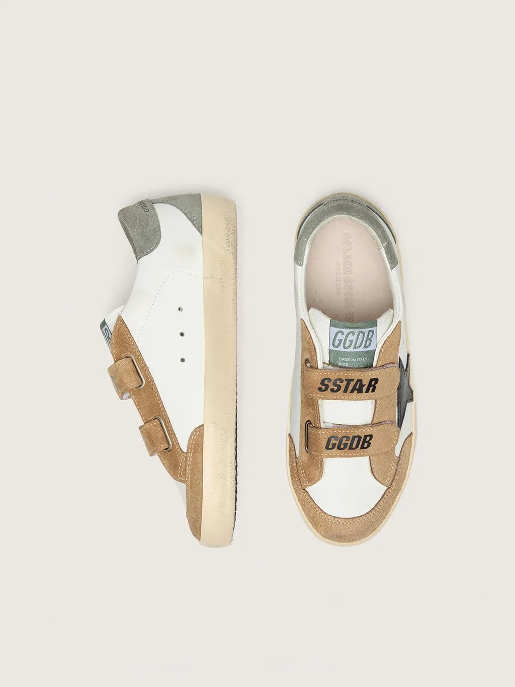 Golden Goose Kids Old School Logo Printed Sneakers