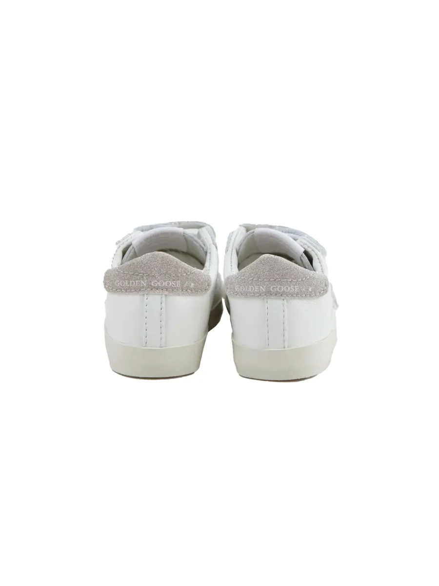 Golden Goose Kids Baby School Touch-Strap Sneakers