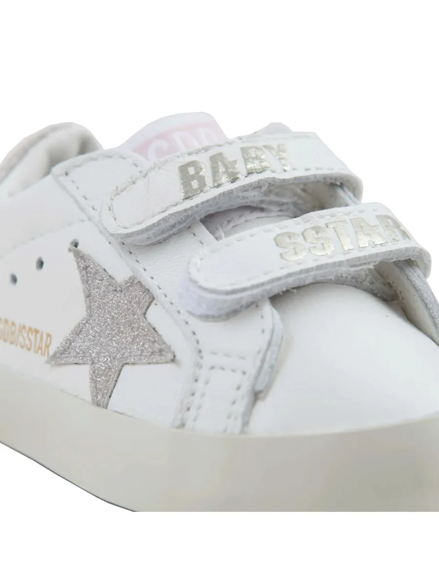 Golden Goose Kids Baby School Touch-Strap Sneakers