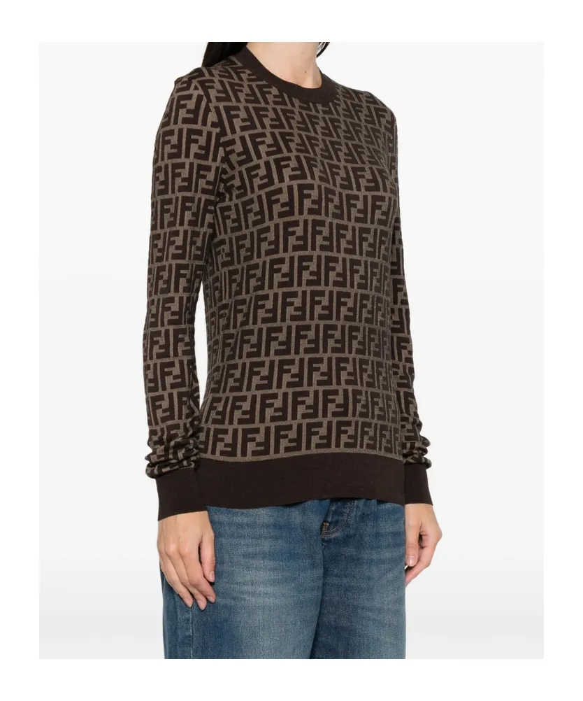Logo Pattern Sweater