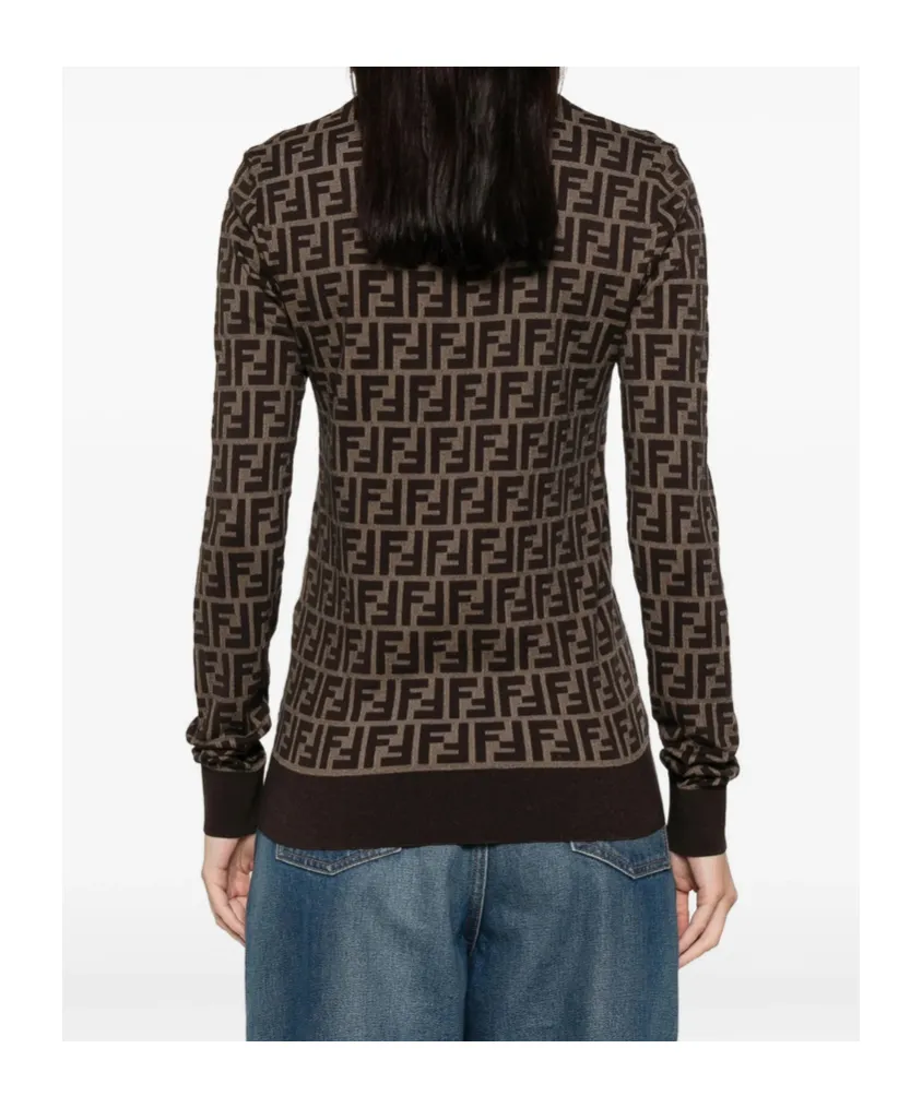 Logo Pattern Sweater