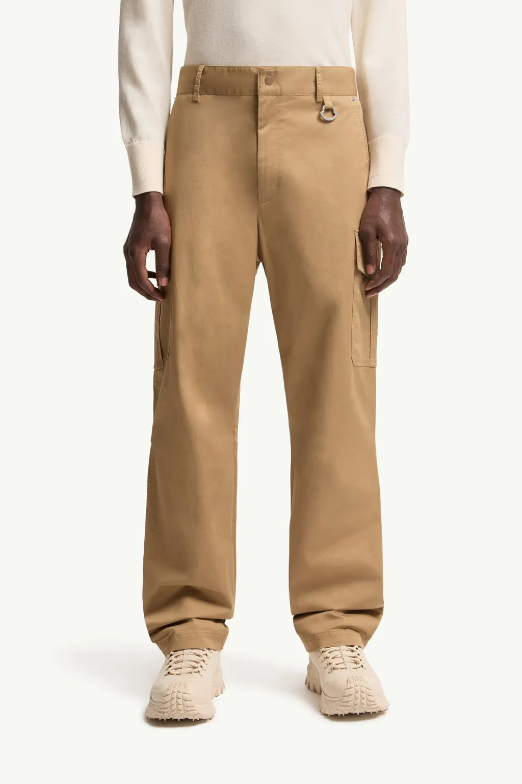 Moncler Button Detailed Straight Leg Pants