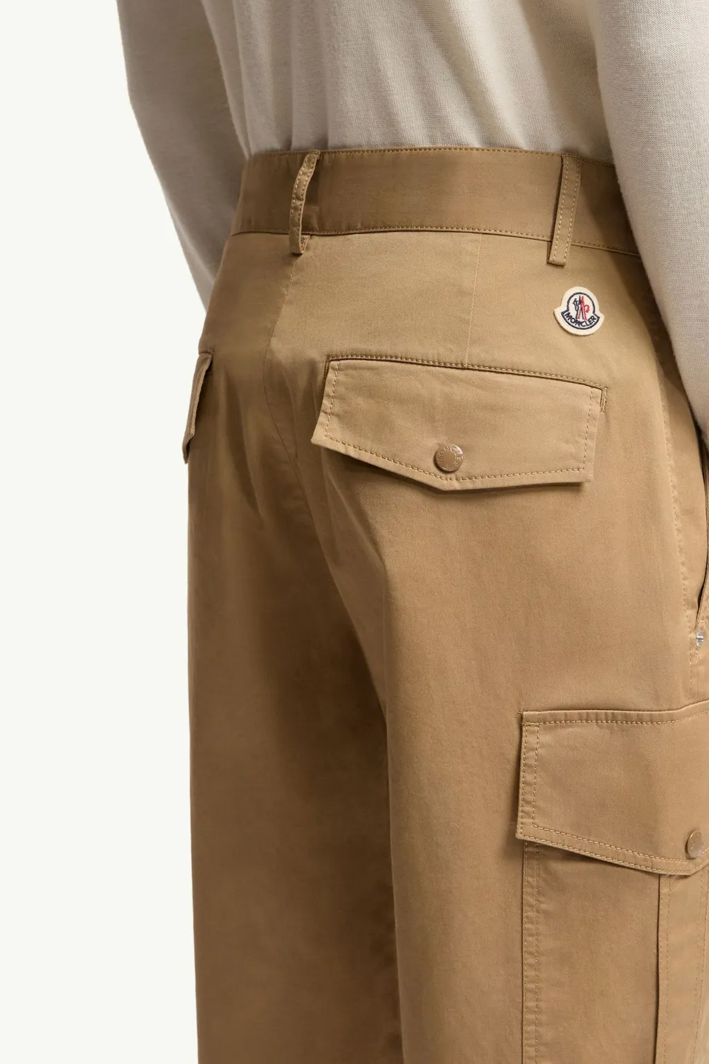 Moncler Button Detailed Straight Leg Pants