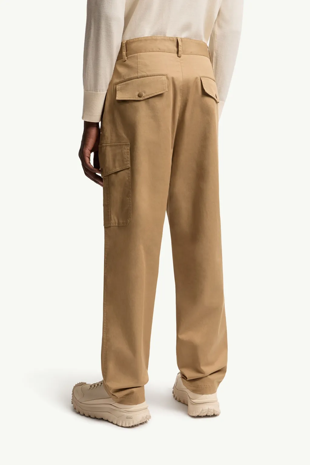 Moncler Button Detailed Straight Leg Pants