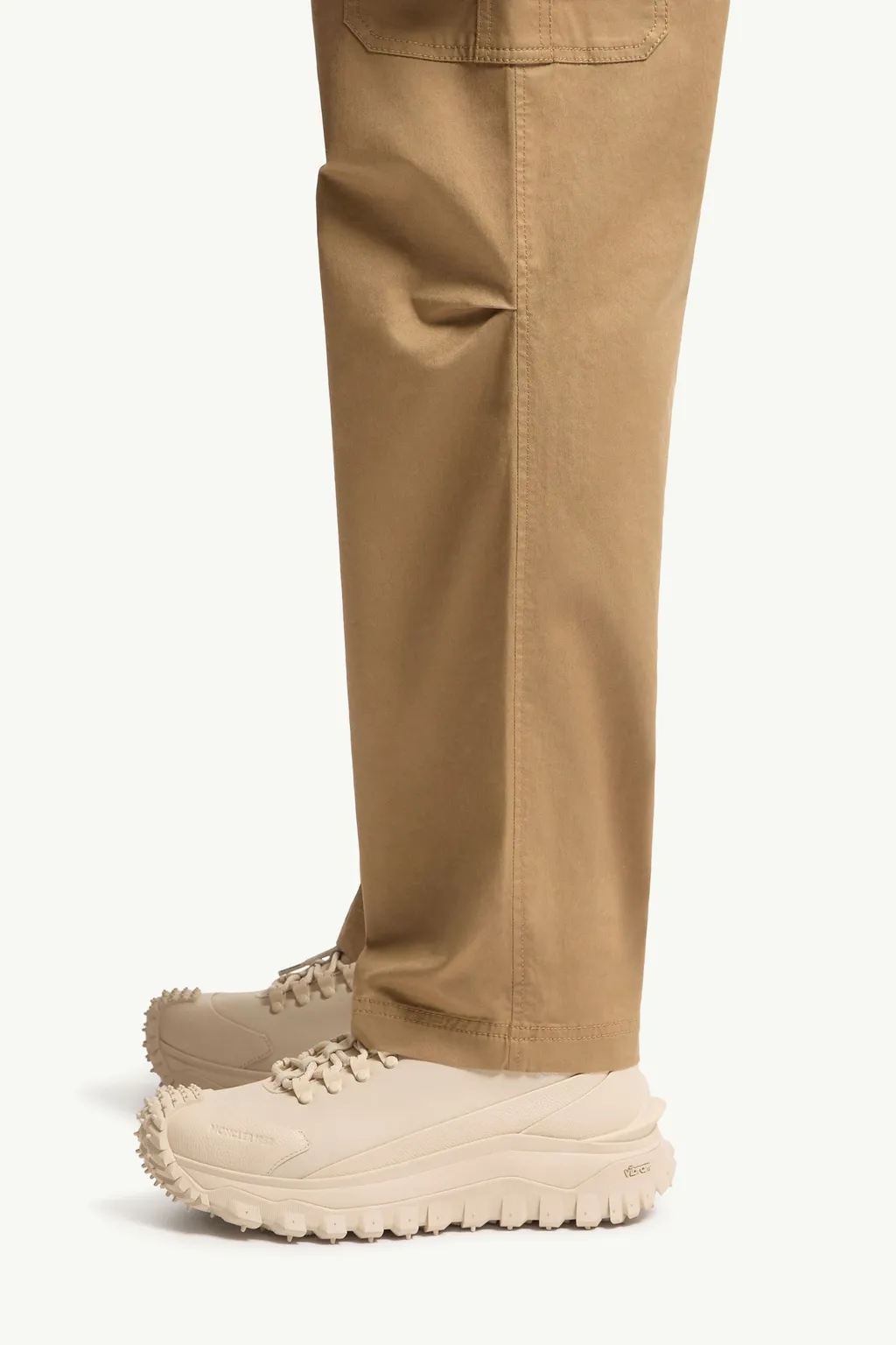 Moncler Button Detailed Straight Leg Pants