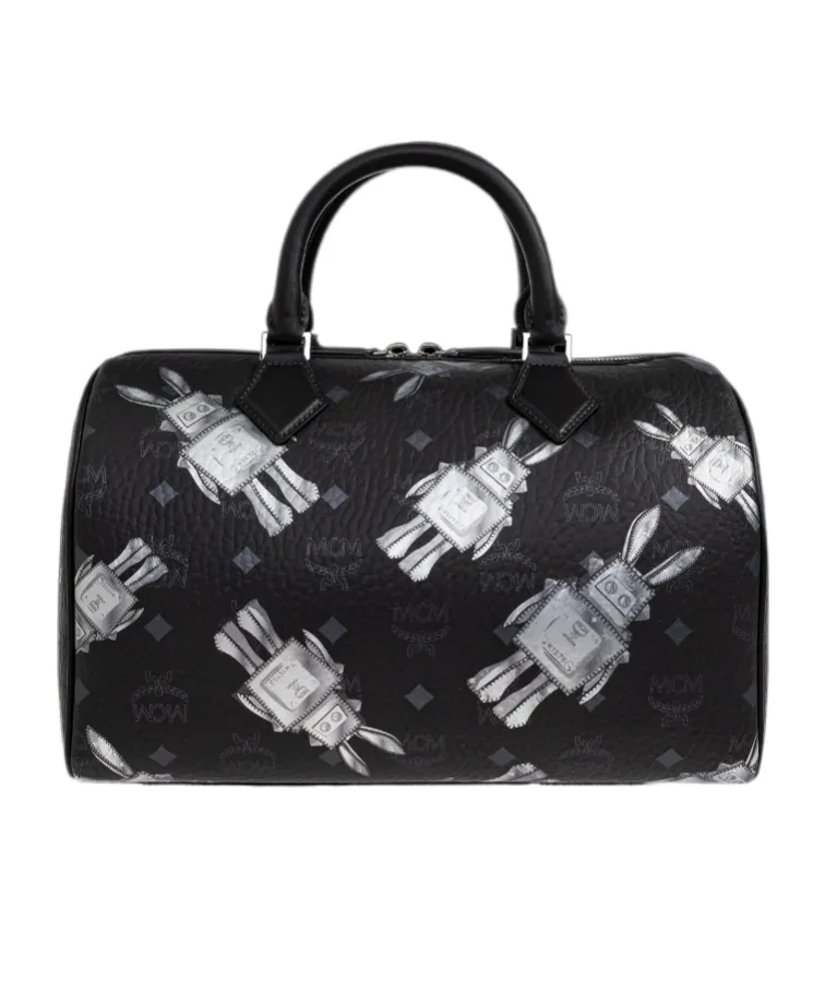 Top-Zip Single-Shoulder Bag