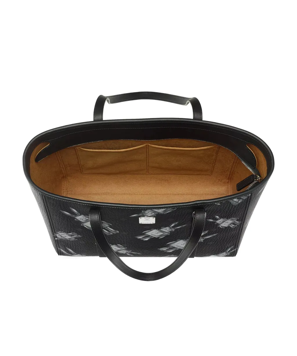 Toni Top-Zip Shopper In Rabot Visetos