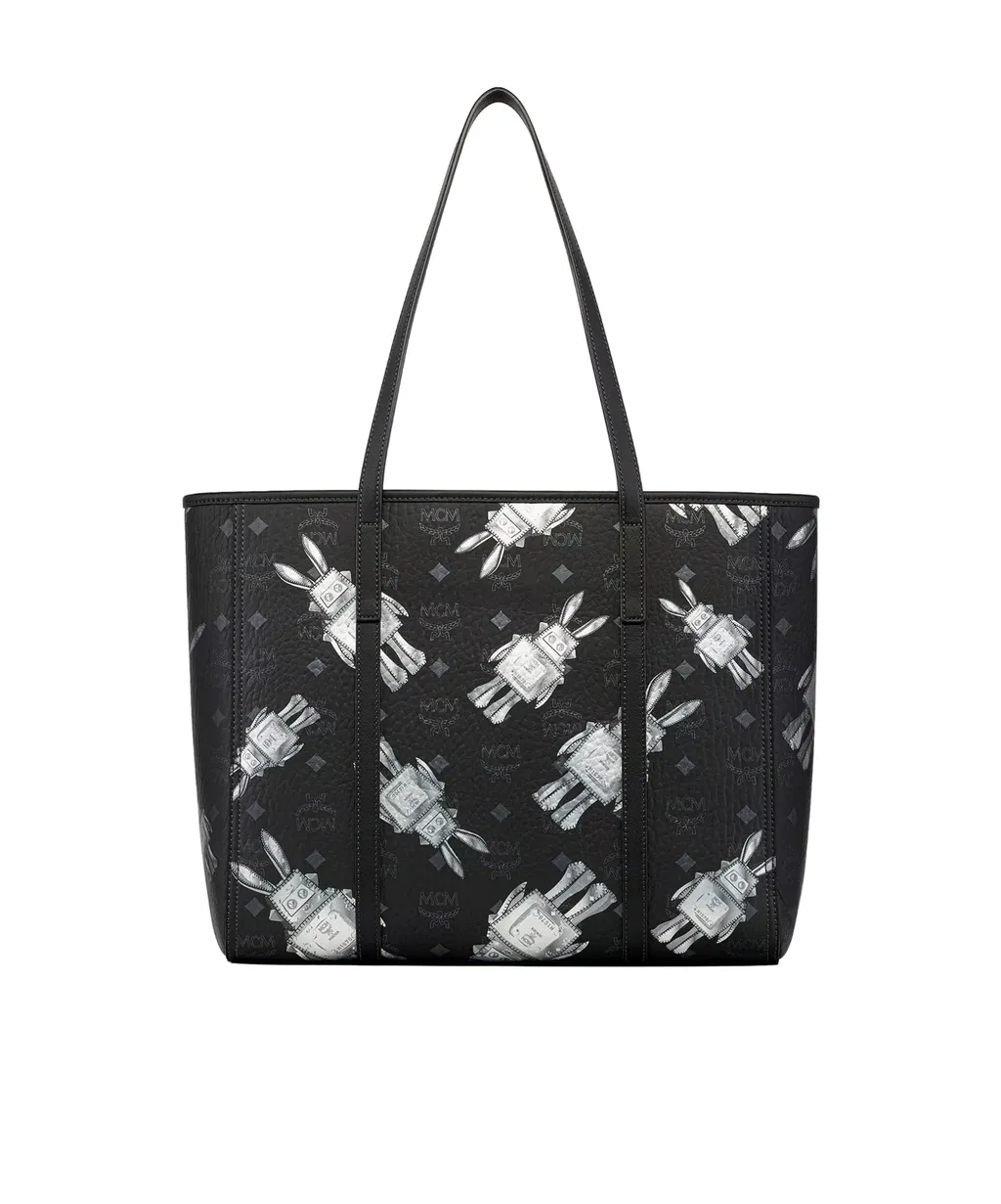 Toni Top-Zip Shopper In Rabot Visetos