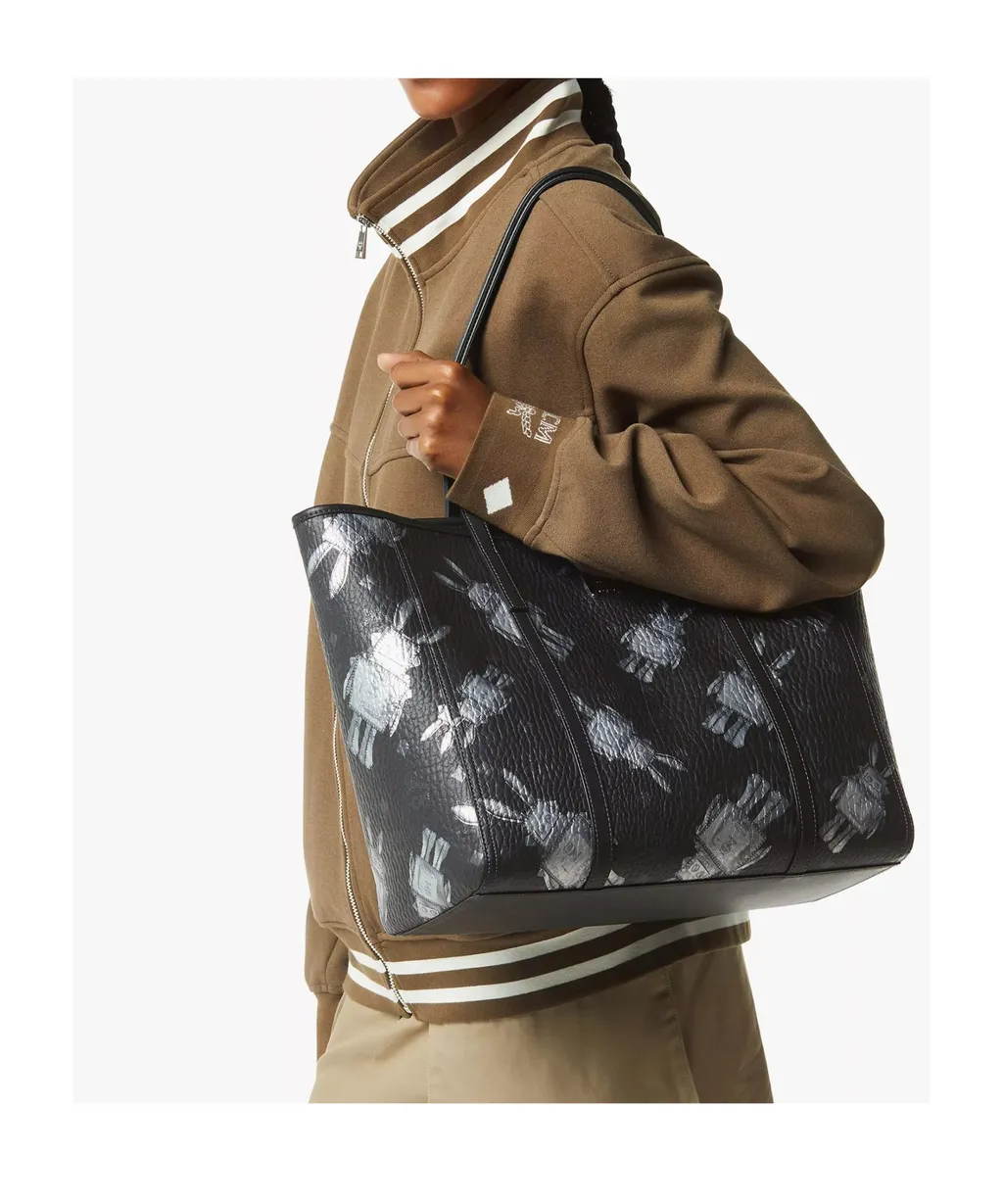 Toni Top-Zip Shopper In Rabot Visetos